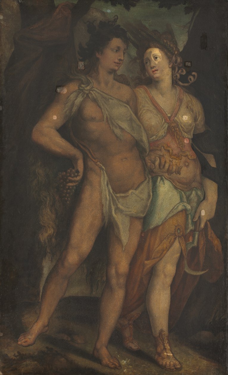 Ceres ve Bacchus, 1600