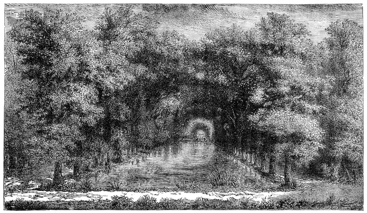 Chantilly Parkı, Paris, Fransa, 1885 by Unbekannt