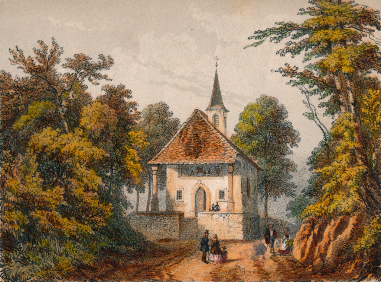 Chapelle de Guillaume-Tell, Küssnacht, 19. yüzyılın ortaları. by Unbekannt