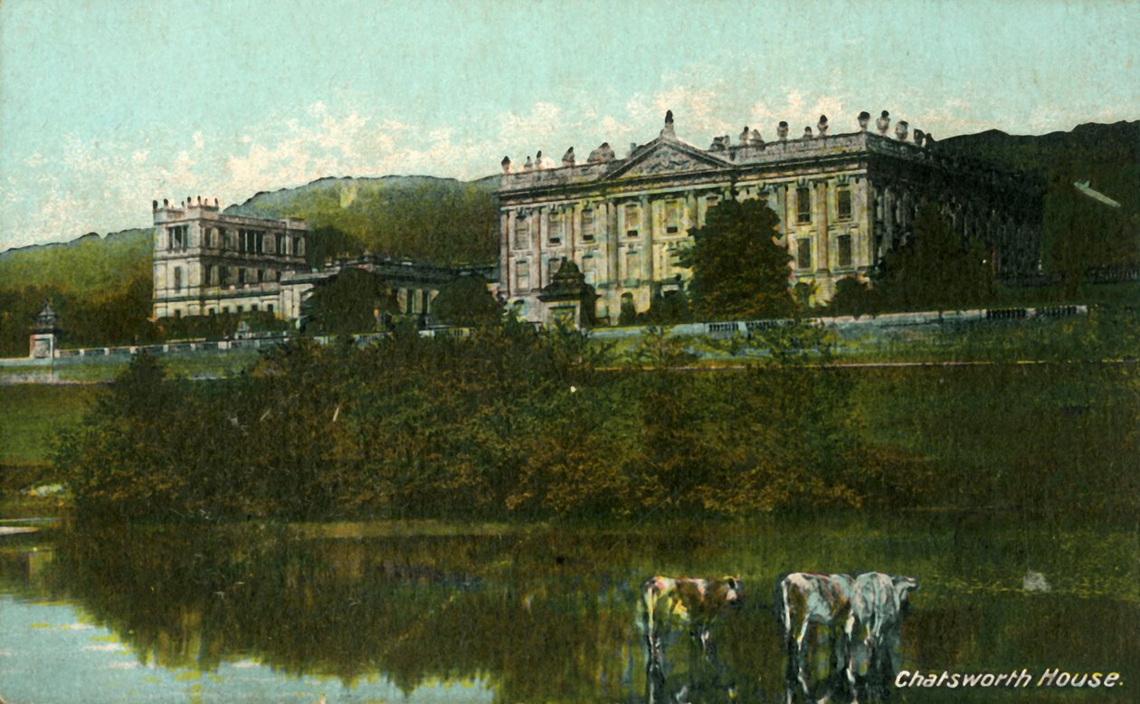 Chatsworth Evi, 19. yüzyıl sonu - 20. yüzyıl başı. by Unbekannt