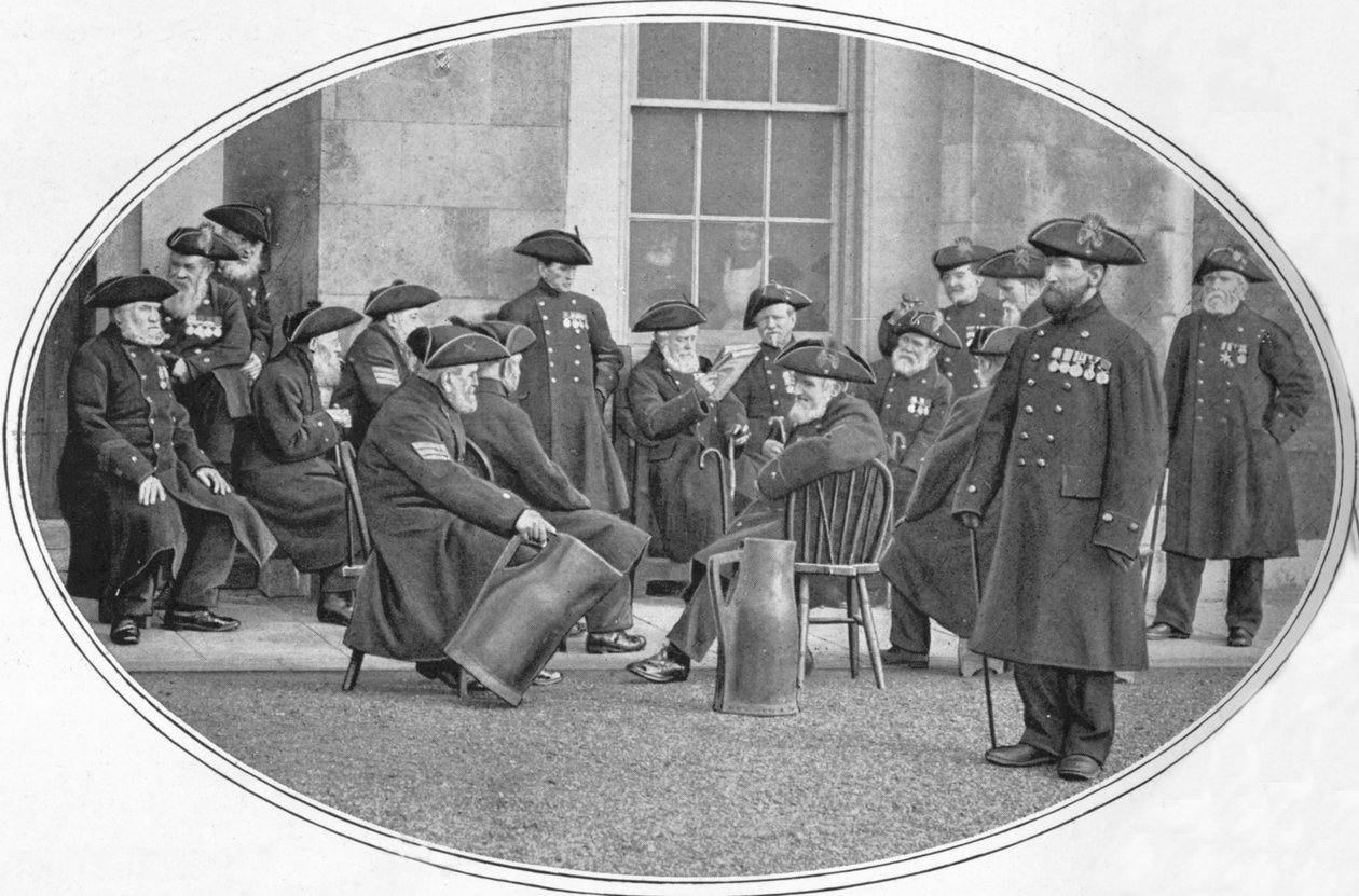 Black jacks ile Chelsea Emekliler, Londra, c1901 1901 by Unbekannt