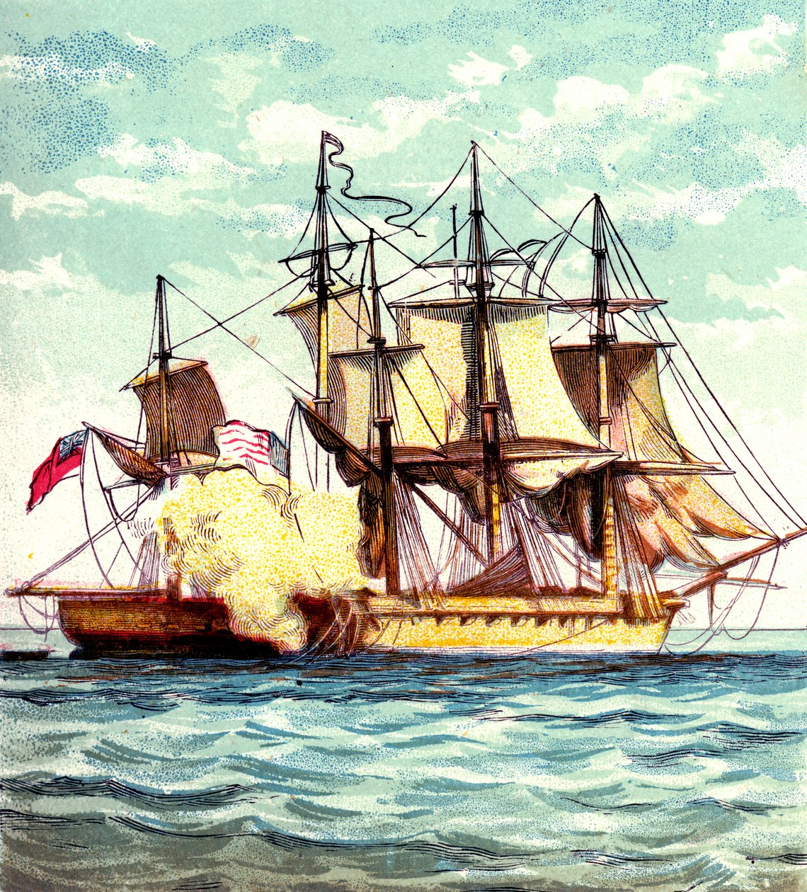 Chesapeake ve Shannon, 1812 c1850