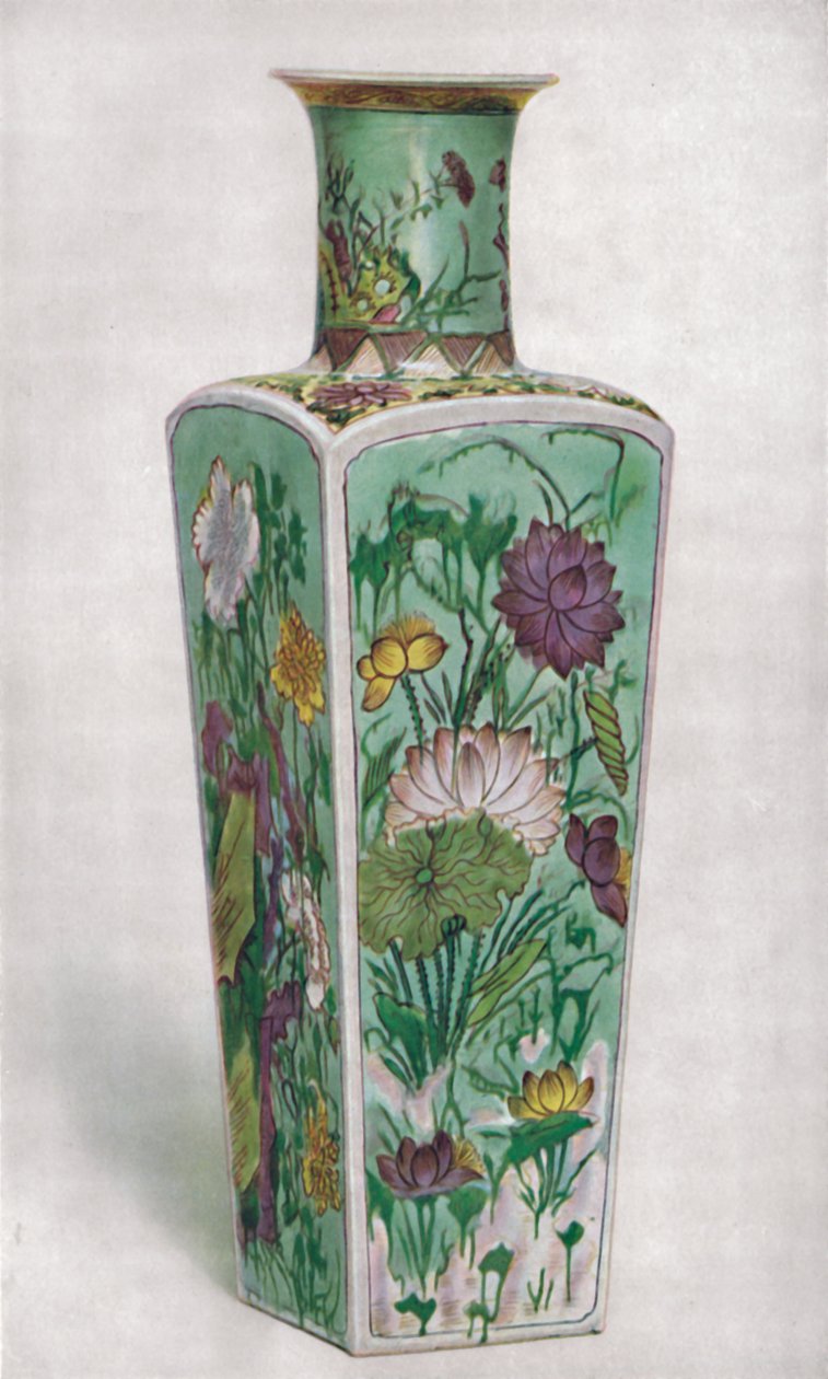 Çin Kulüp Şeklinde Vazo. Kang Hsi Dönemi, 1661-1722, 1928 by Unbekannt