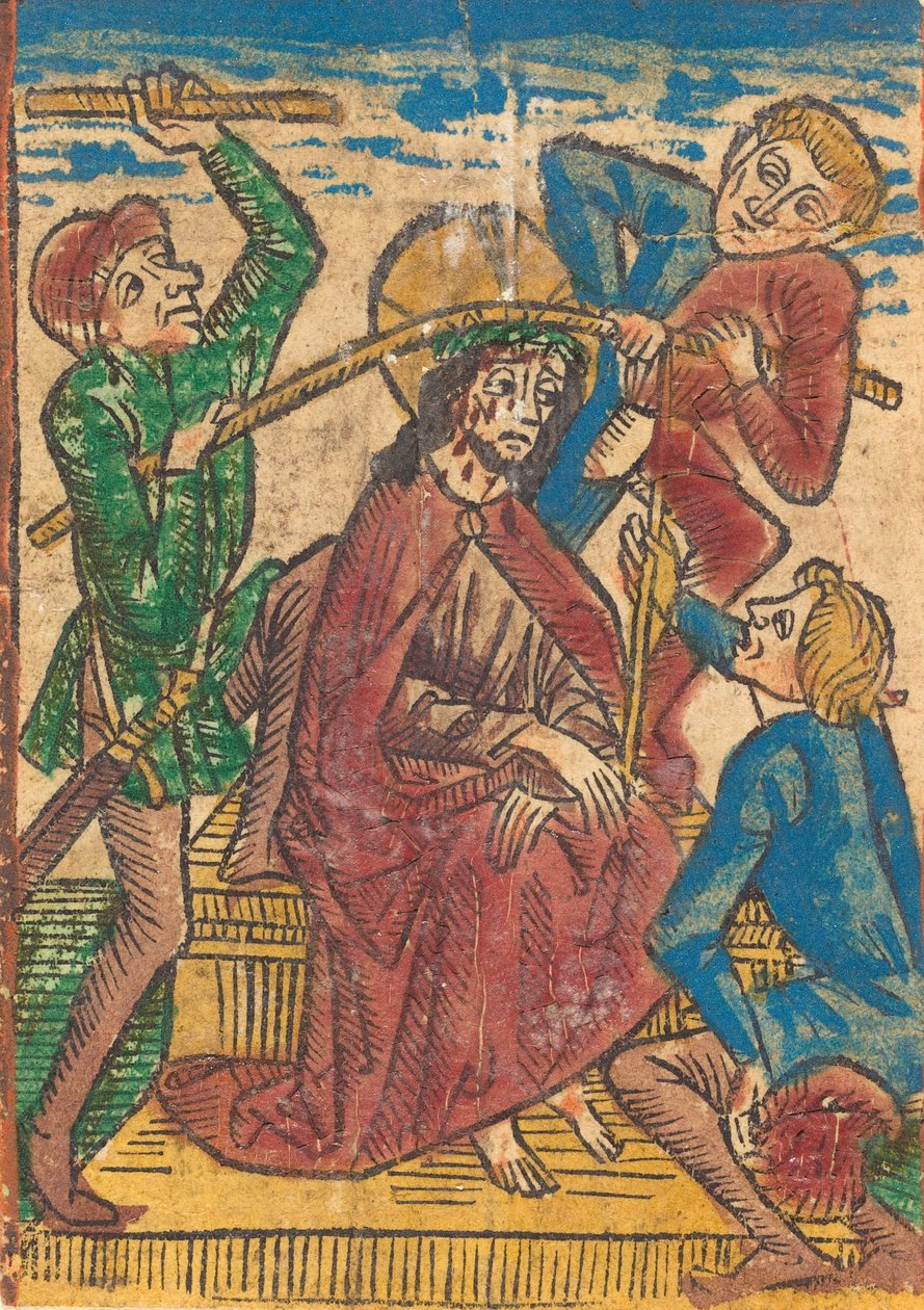 Dikenlerle Taçlandırılan İsa, c. 1490. by Unbekannt