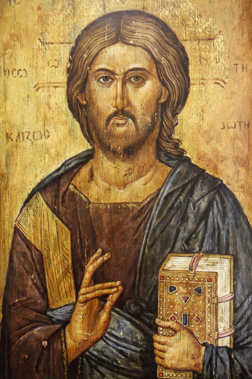 İsa pantokrator tablosu Madrid İspanya by Unbekannt