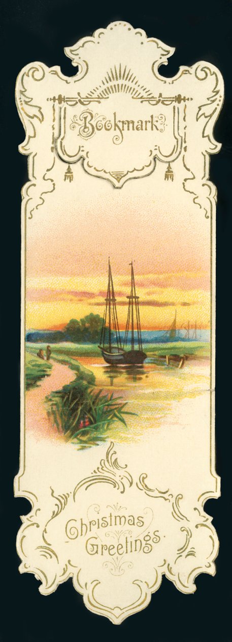 Noel Selamları - Bookmark, c1900. by Unbekannt