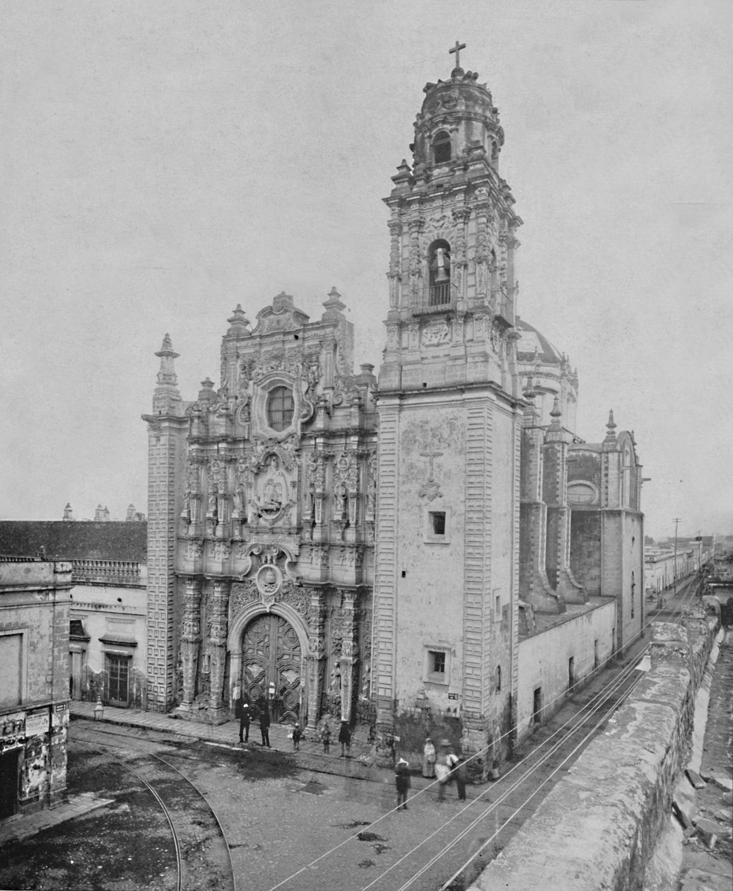 La Santisima Kilisesi, Meksika Şehri, c1897. by Unbekannt