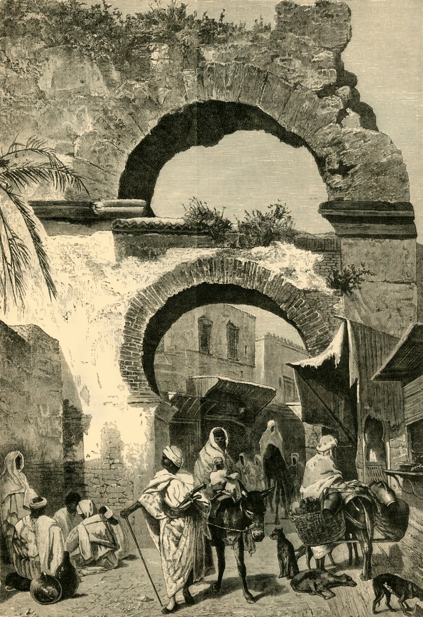 Tunus'ta Şehir Kapısı, 1881. by Unbekannt