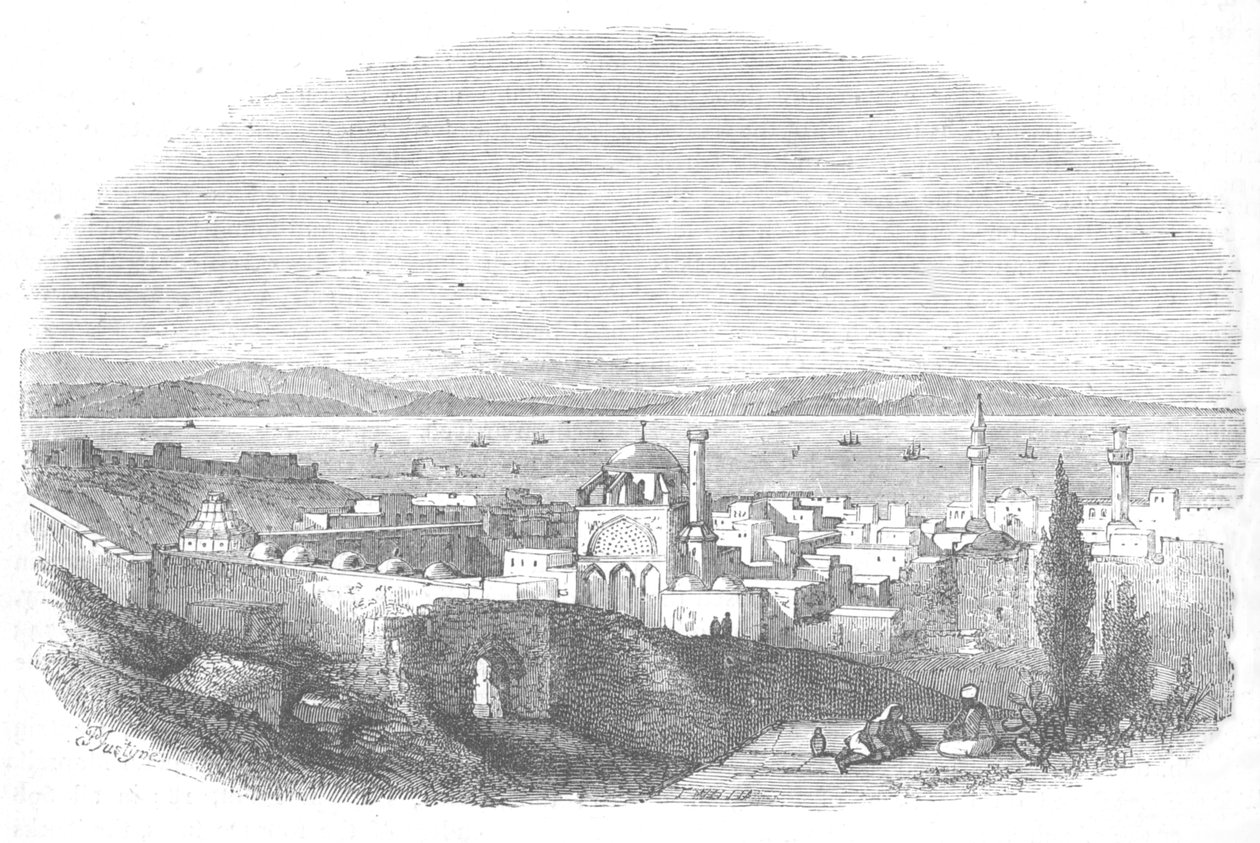 Akka Şehri ve Körfezi, c1880 by Unbekannt