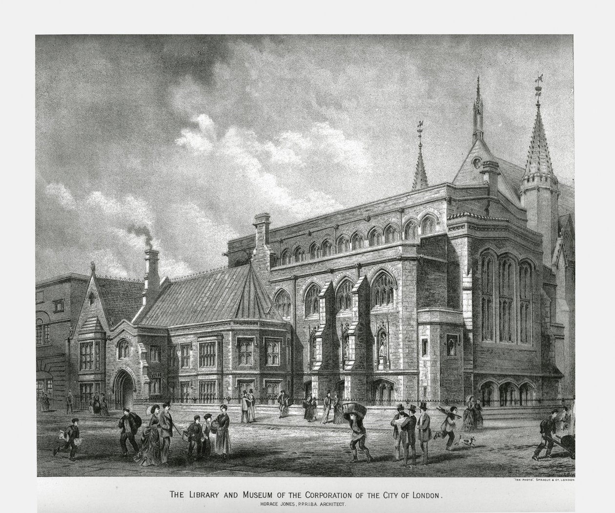 Londra Şehri Kütüphanesi ve Müzesi, 1886 by Unbekannt