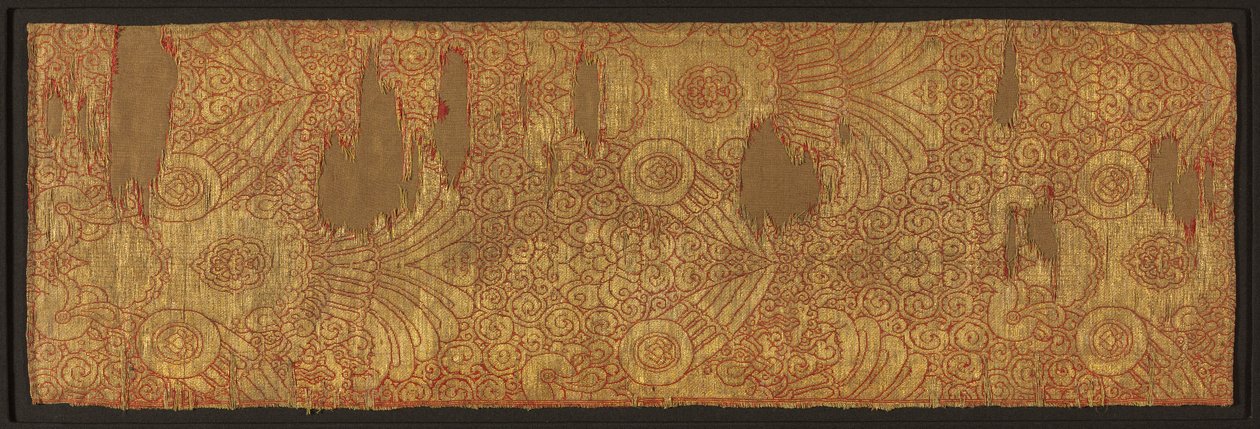 Altın Kumaş: Gösterilen Şahinler, 1200