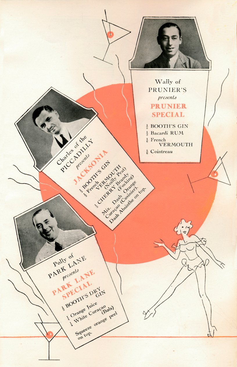 Kokteyl tarifleri, c1935 1935. by Unbekannt