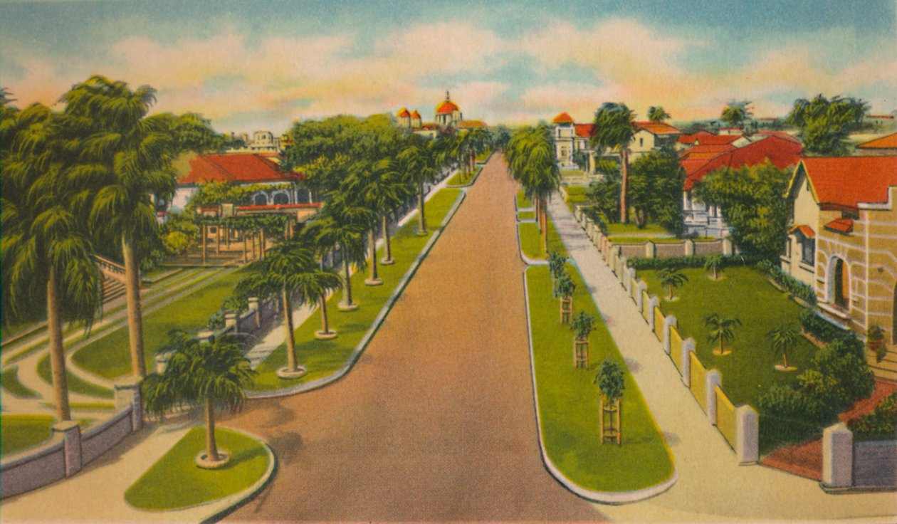 Kolombiya Bulvarı, Barranquilla, 1940