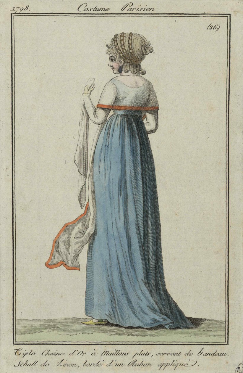Paris kostümü, 1798. by Unbekannt