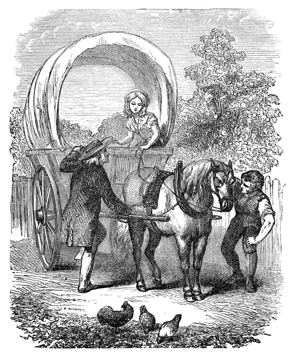 Başlıklı ülke taşıyıcıları vagonu, c1882 by Unbekannt