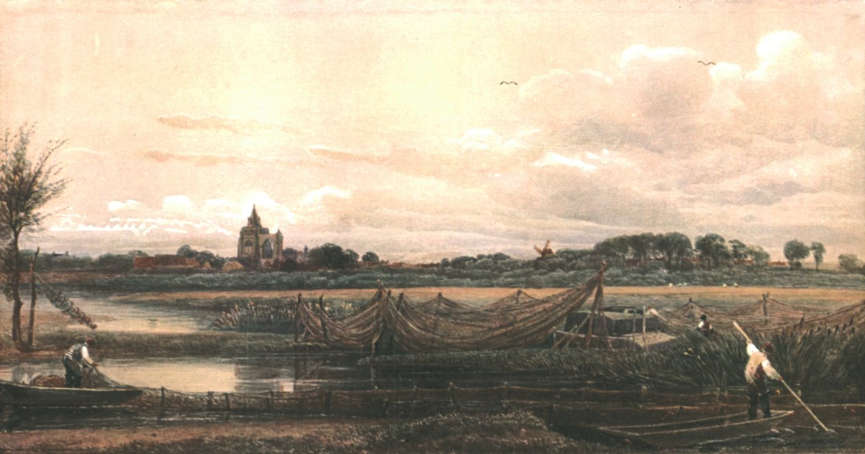 Crowland Manastırı, c1833, c1900. by Unbekannt