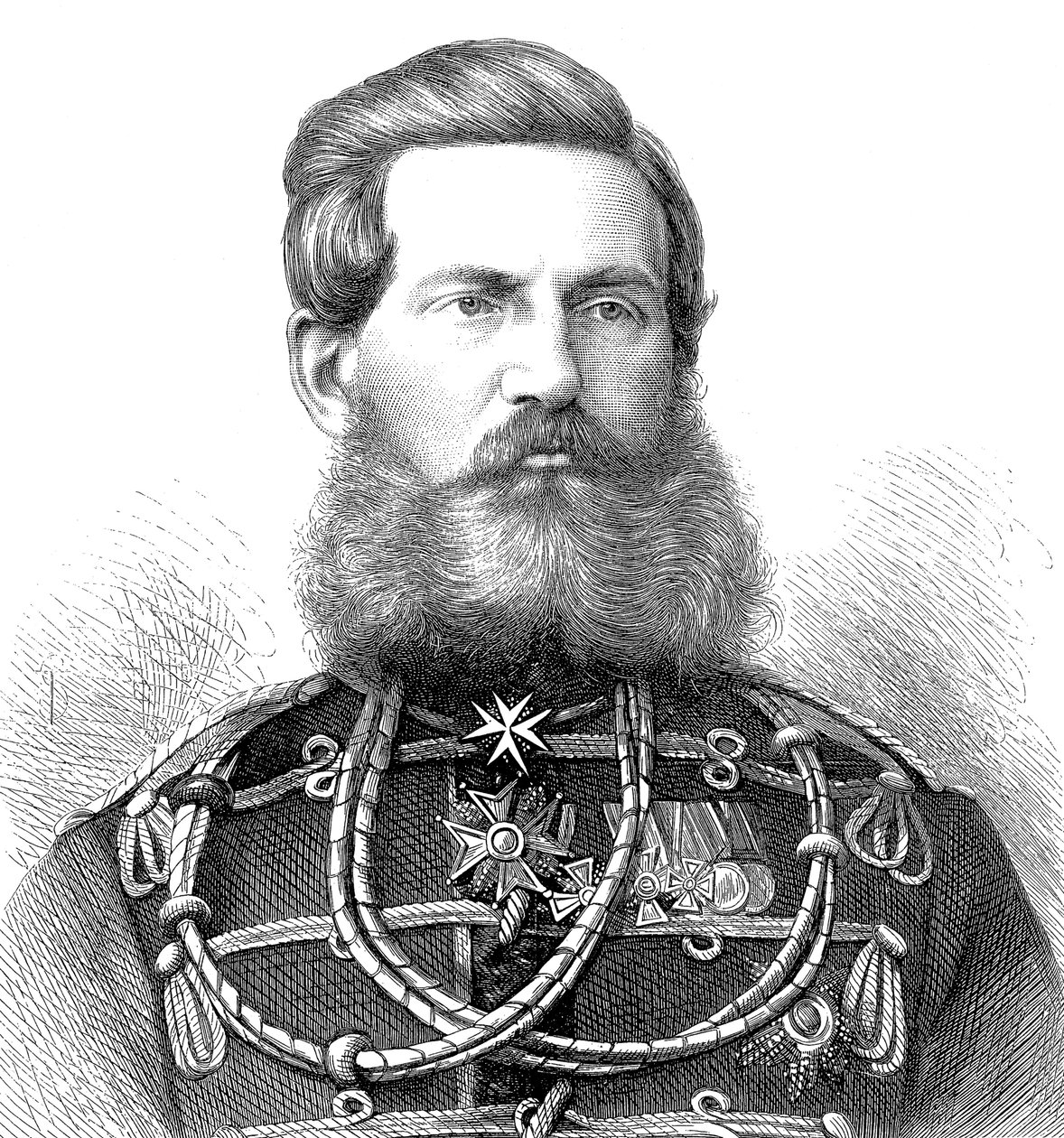 Prusya Veliaht Prensi Frederick William, 1870. by Unbekannt