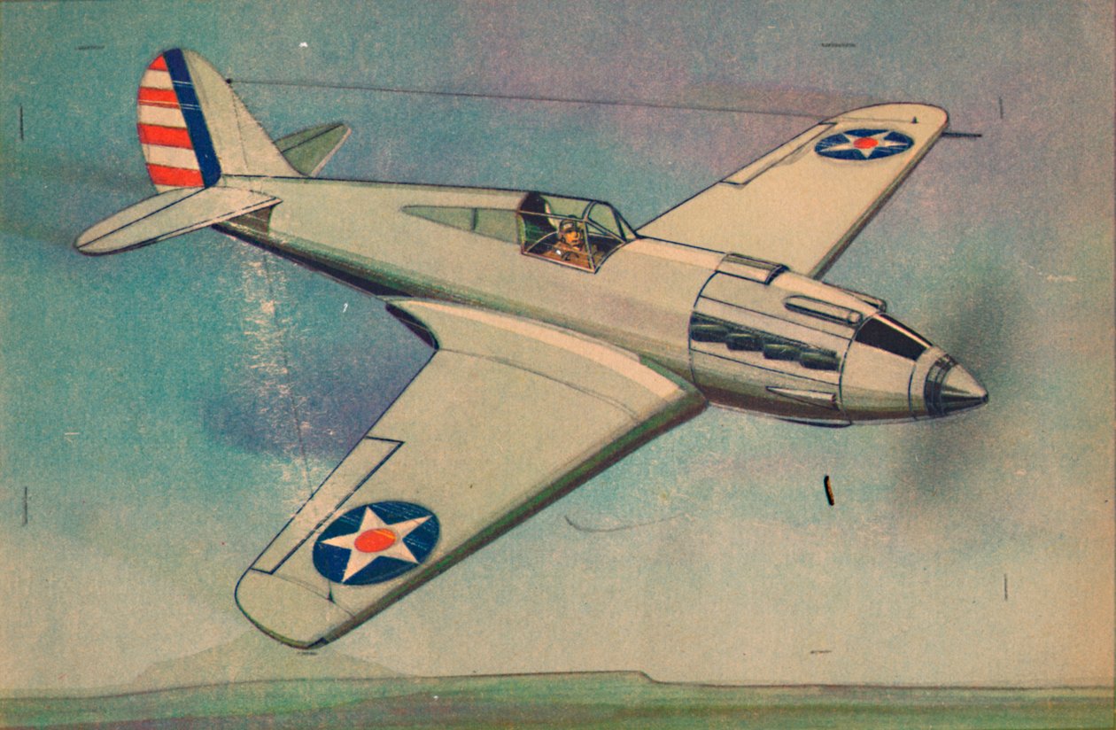 Curtis X.P.40 Avcı Uçağı, c1944. by Unbekannt