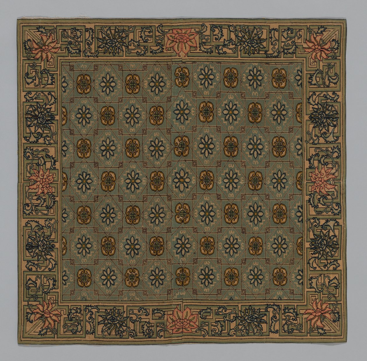 Minder Örtüsü, Çin, Qing hanedanı 1644-1911, c. 1900. by Unbekannt