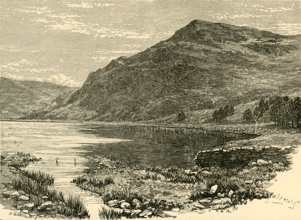 Cwm Buchan Gölü ve Craig-Y-Saith, 1898. by Unbekannt
