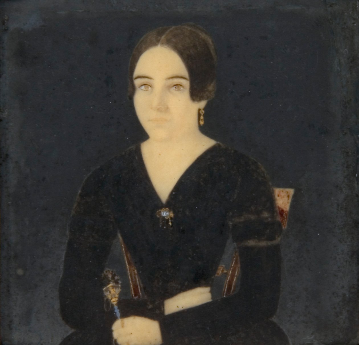 verir. Barbara Vizcarrondo de Elzaburu, 19. yüzyıl. by Unbekannt