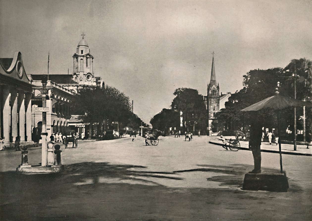 Dalhousie Caddesi, Rangoon, 1900. by Unbekannt