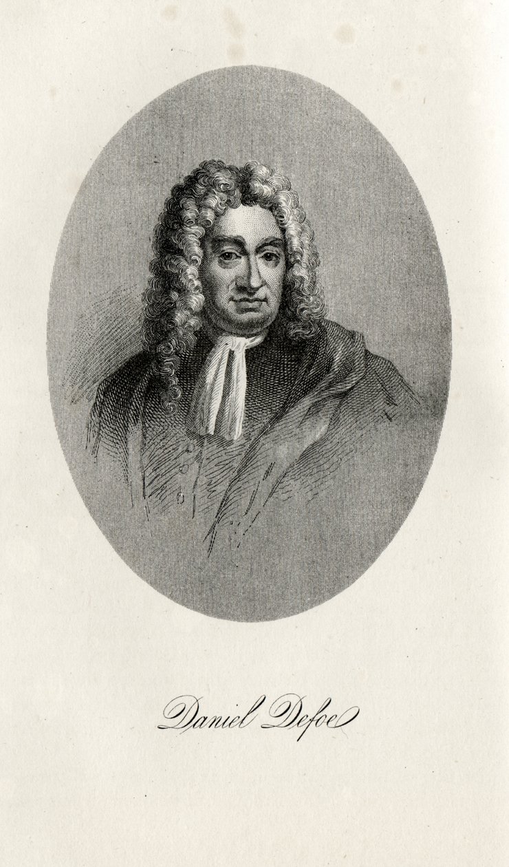 Daniel Defoe 1660-1731, 18. yüzyıl by Unbekannt