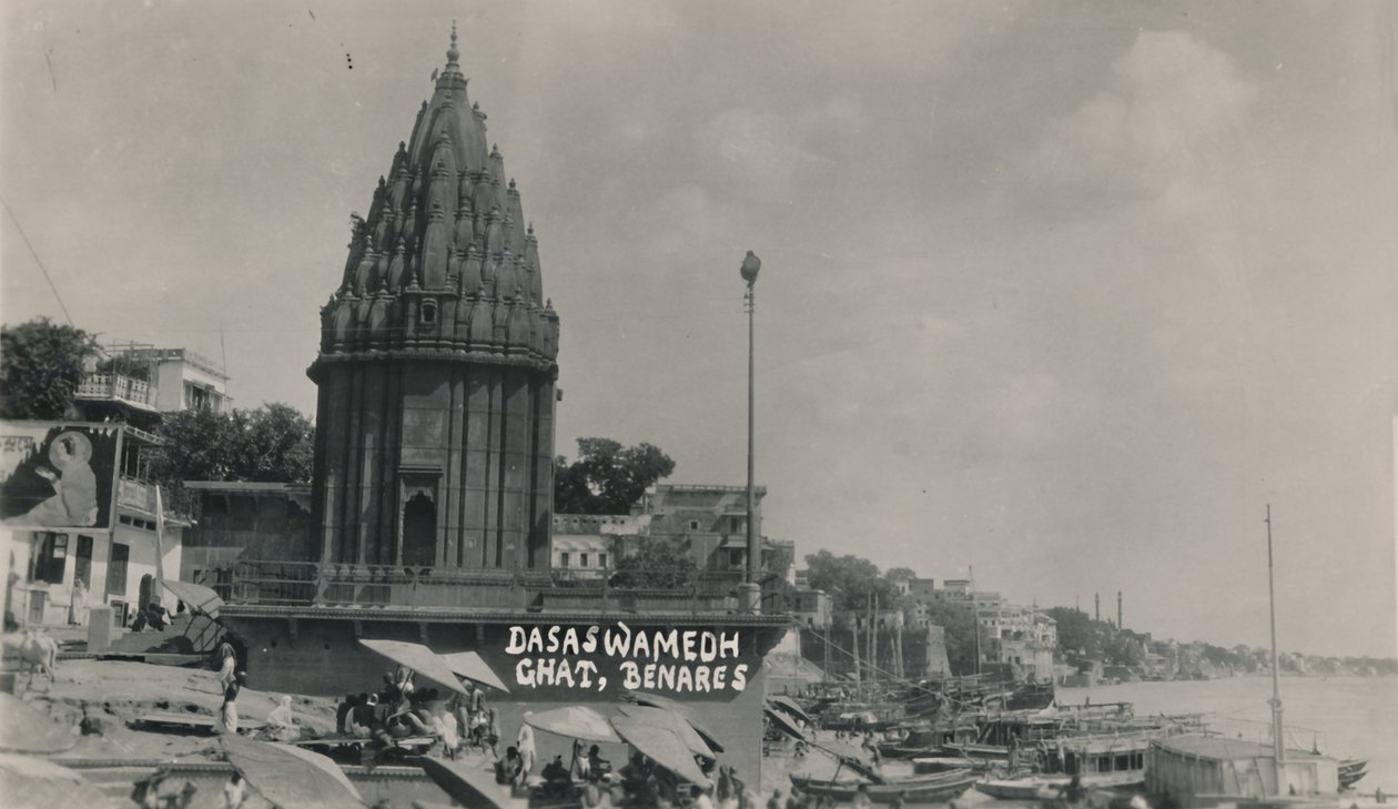 Dasaswamedh Ghat, Benares. by Unbekannt