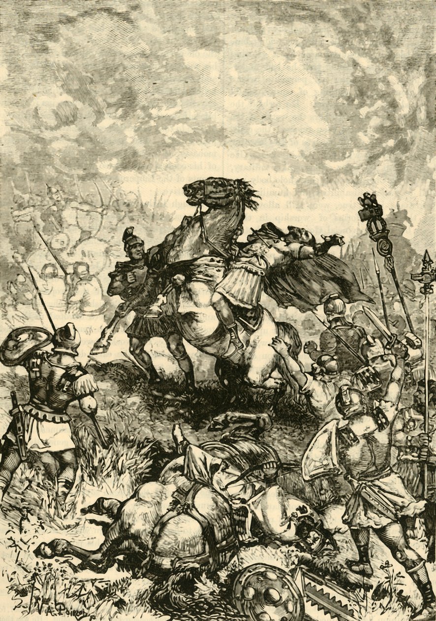 Mürted Julian'ın ölümü, 1890. by Unbekannt