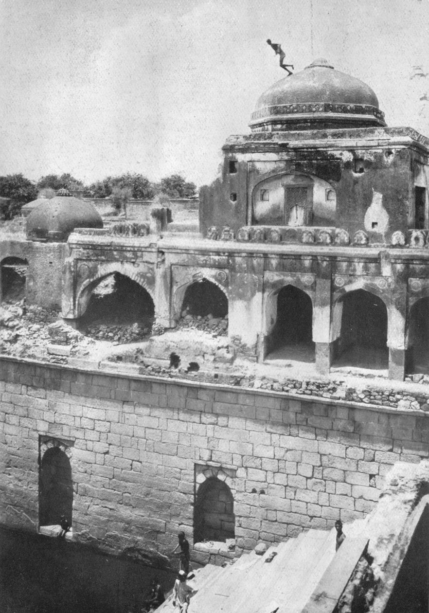 Delhi. Tehlikeli Bir Dalış, c1910. by Unbekannt