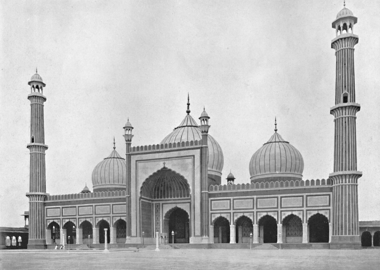 Delhi. Jumma Musjid, c1910. by Unbekannt
