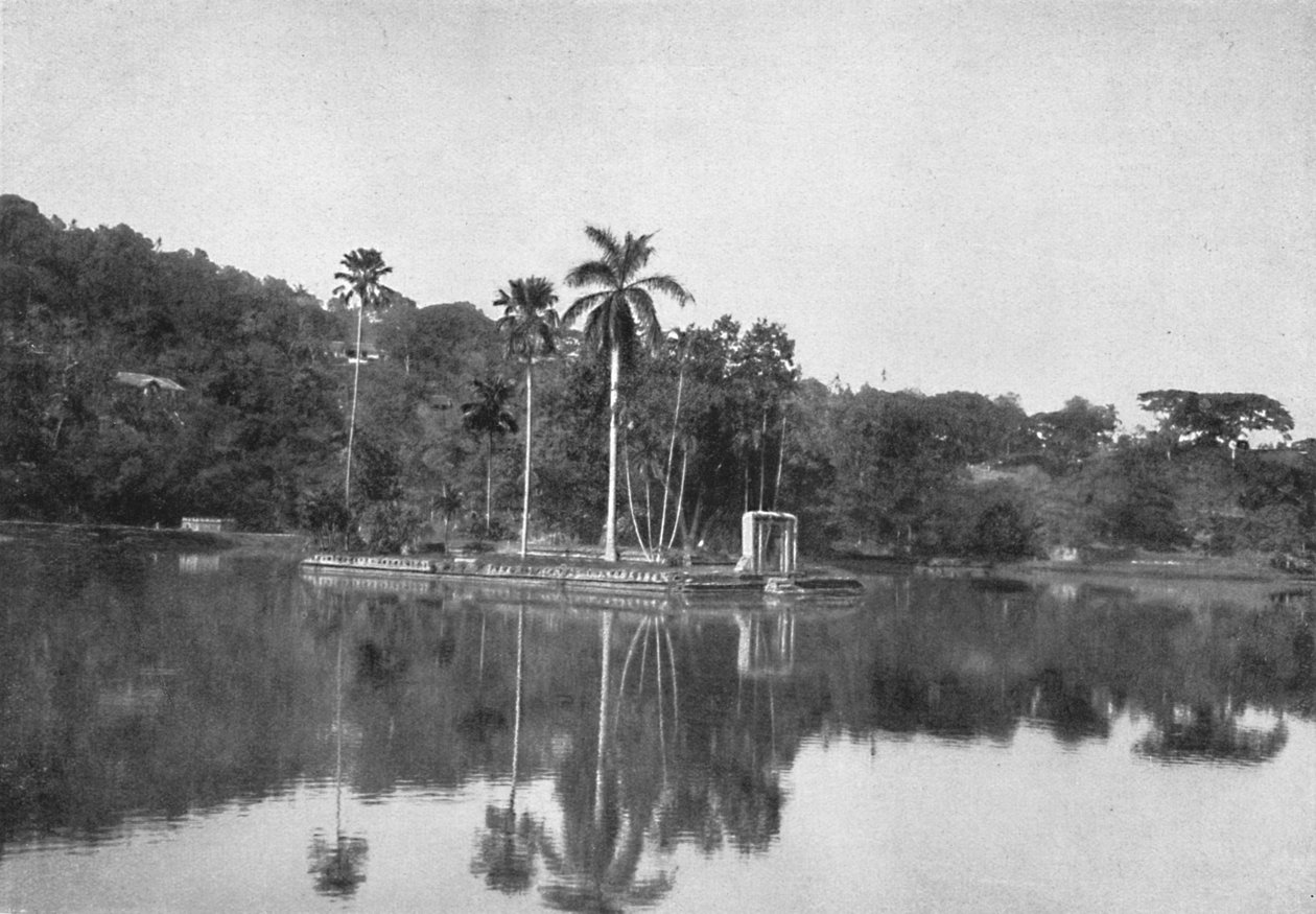 Kandy Gölü'ndeki ada, 1926 by Unbekannt