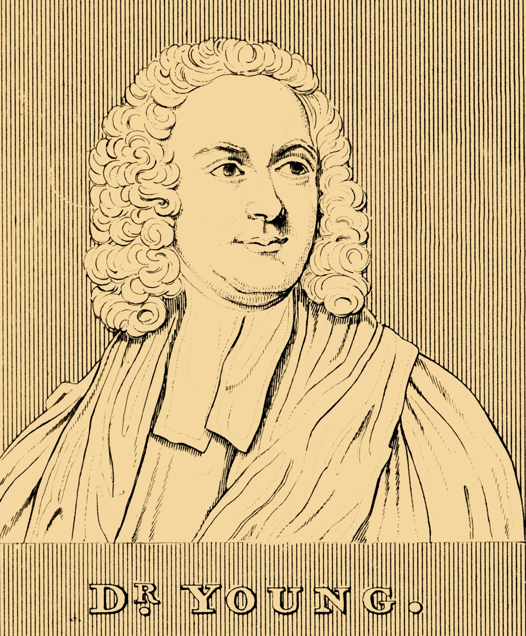 Dr. Young, c1683-1765, 1830. by Unbekannt
