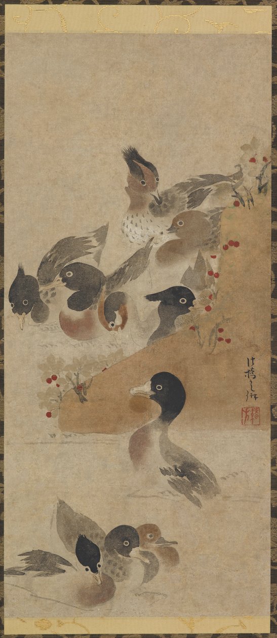 Ördekler, Edo dönemi, 18. yüzyıl. by Unbekannt