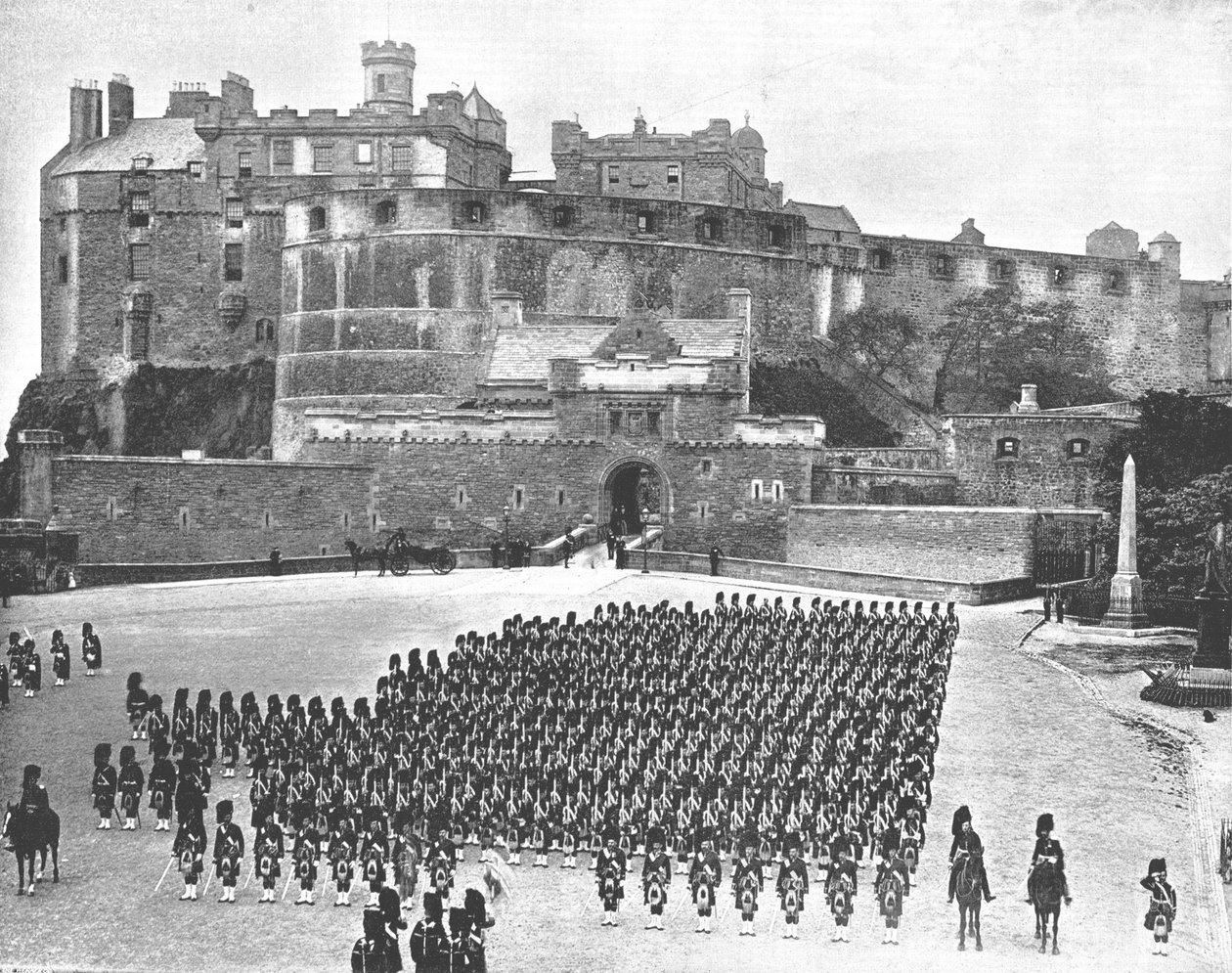 Edinburgh Kalesi, Edinburgh, İskoçya, 1894. by Unbekannt