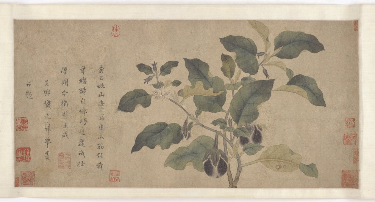 Patlıcan, Yuan veya Ming hanedanı, 14. yüzyıl. by Unbekannt