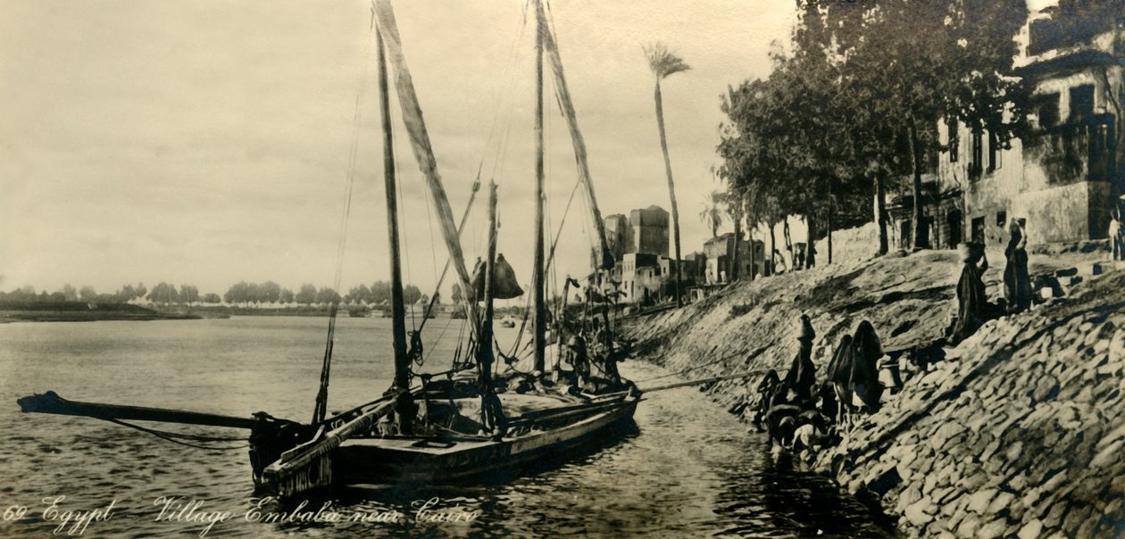 Mısır - Kahire yakınlarındaki Embaba Köyü, c1918-c1939. by Unbekannt