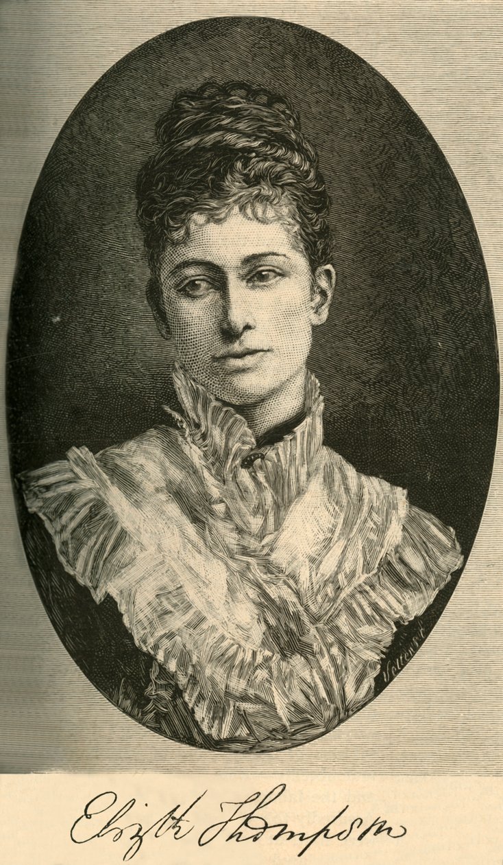 Elizabeth Butler, 1883. by Unbekannt