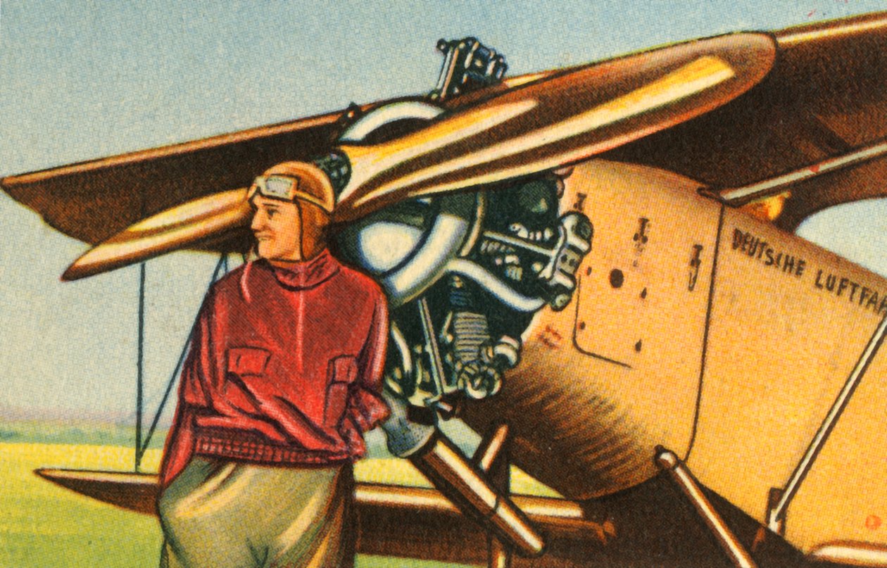 Elly Beinhorn uçağıyla, 1932. by Unbekannt