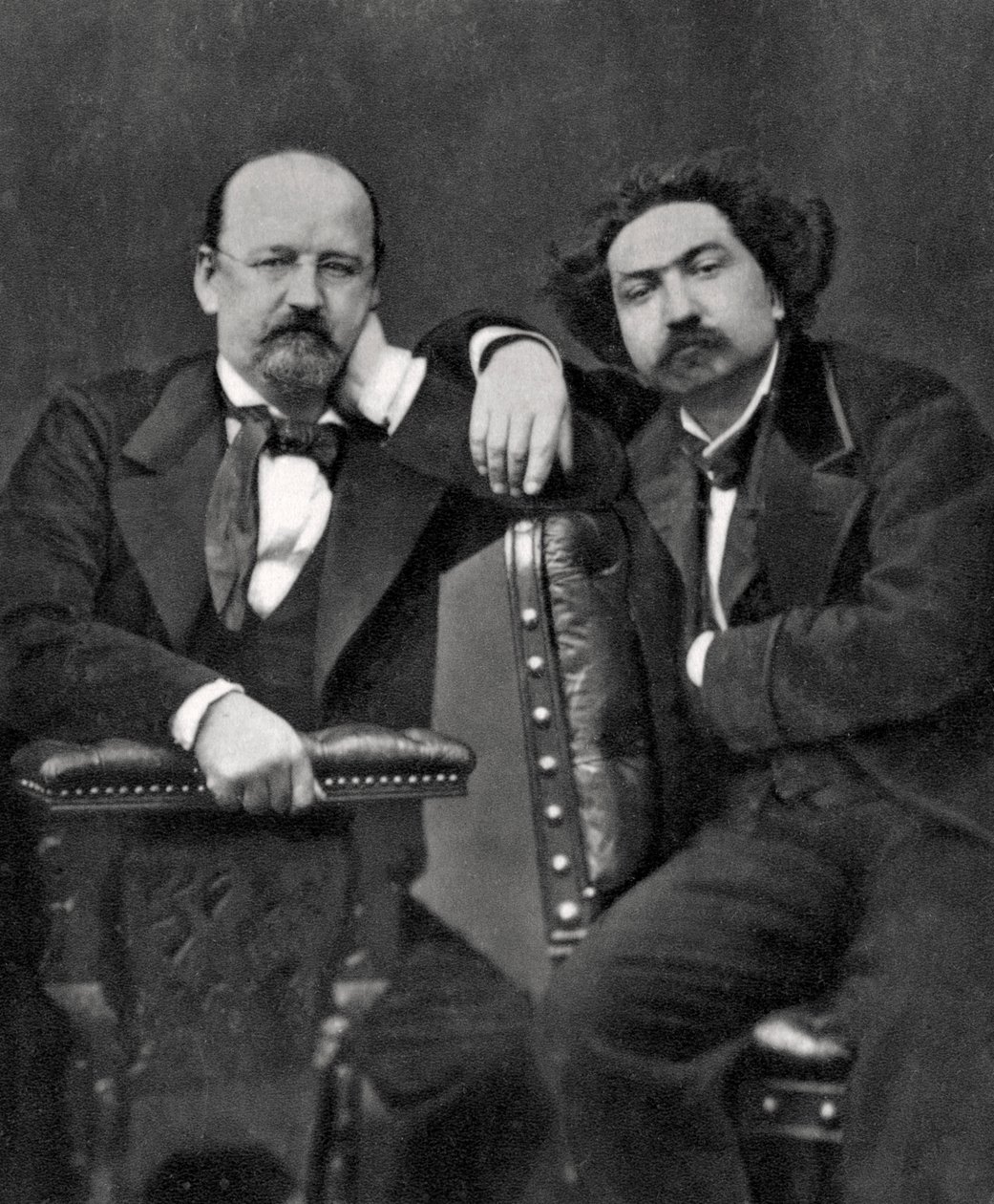 Emile Erckmann ve Alexandre Chatrian, Fransız yazarlar, 1887 by Unbekannt