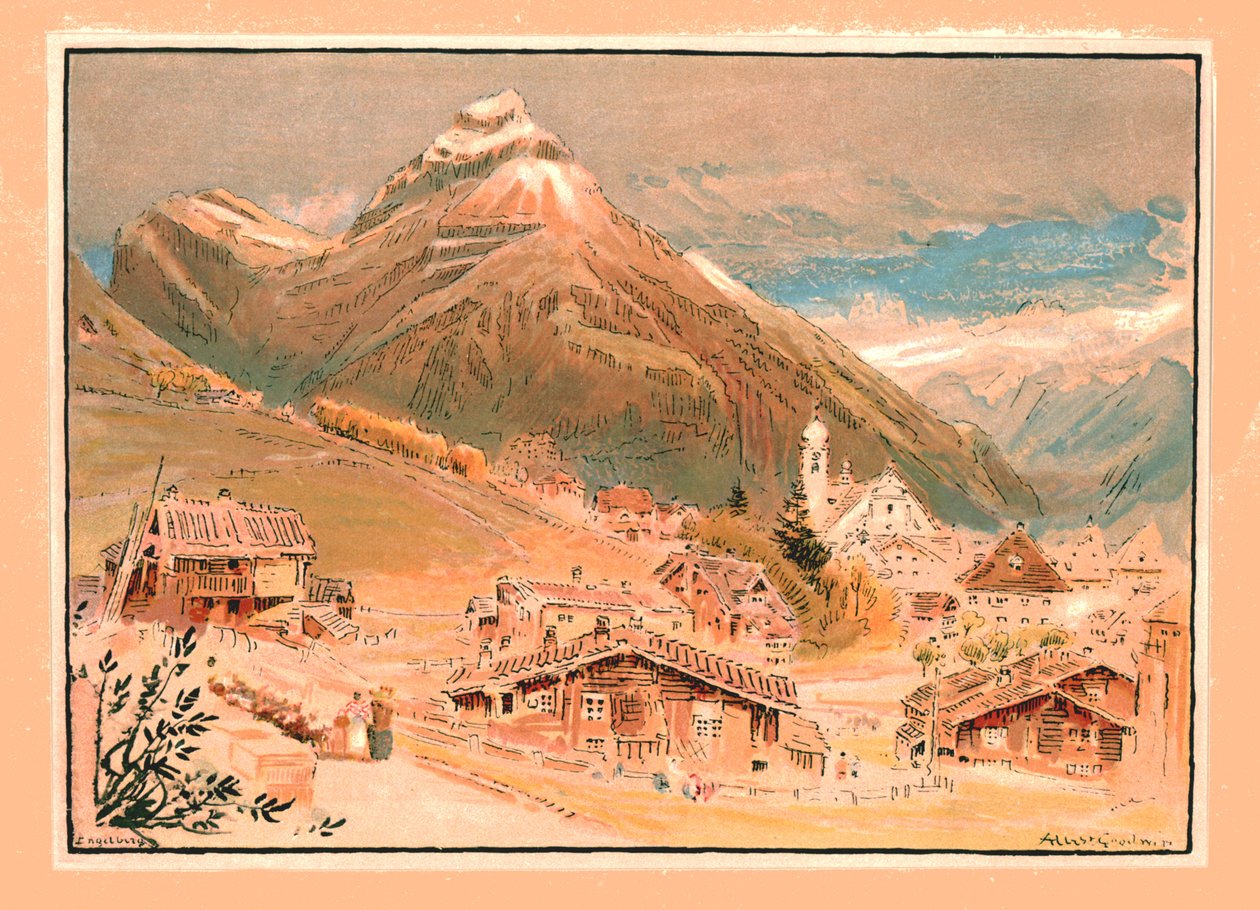 Engelberg, c1900. by Unbekannt