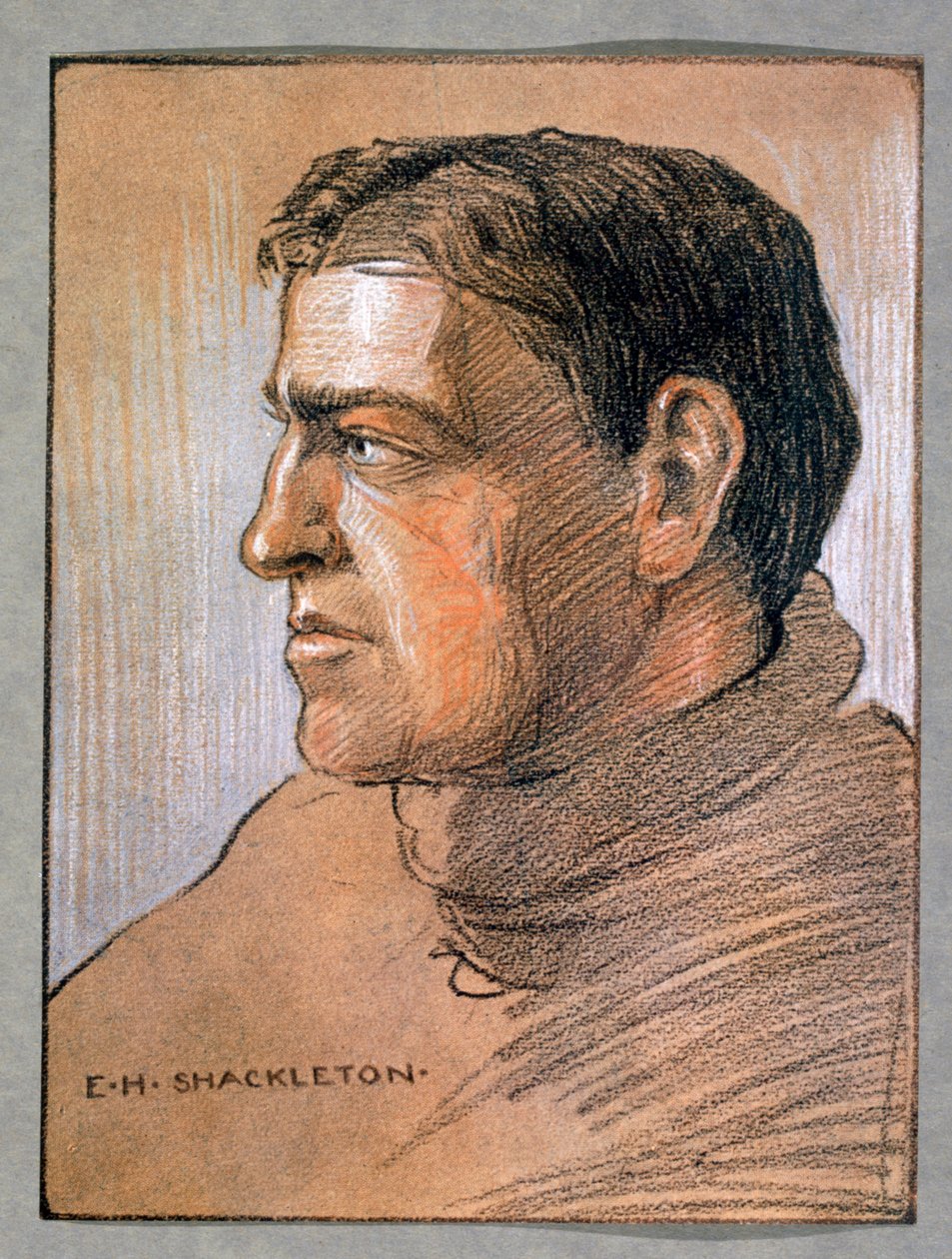 Ernest Shackleton, İngiliz kaşif, c1909 by Unbekannt