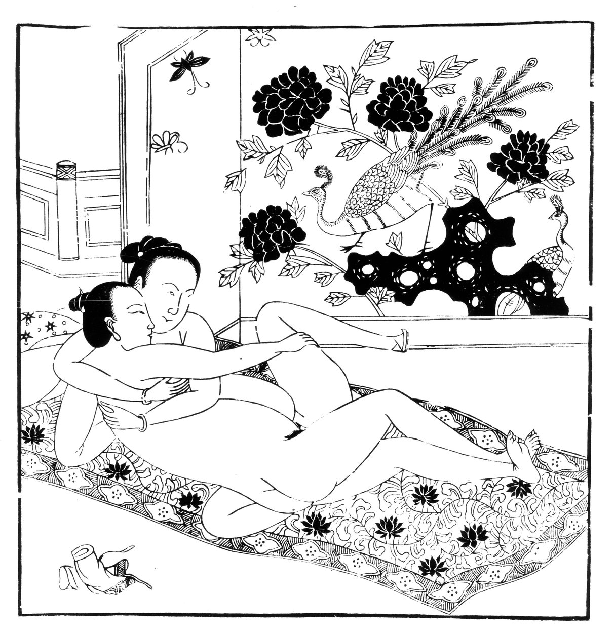 Erotik gravür, Çince by Unbekannt