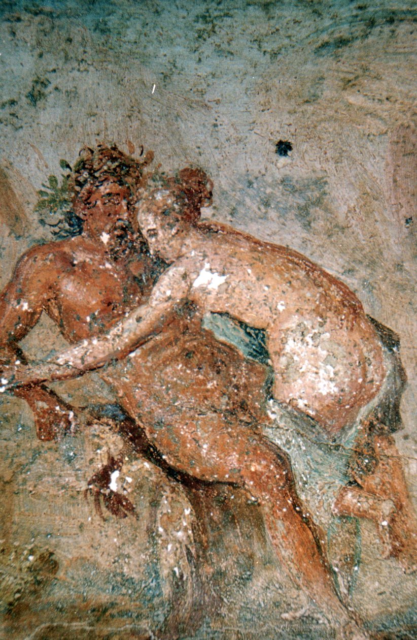 Erotik duvar resmi, Pompeii, İtalya by Unbekannt