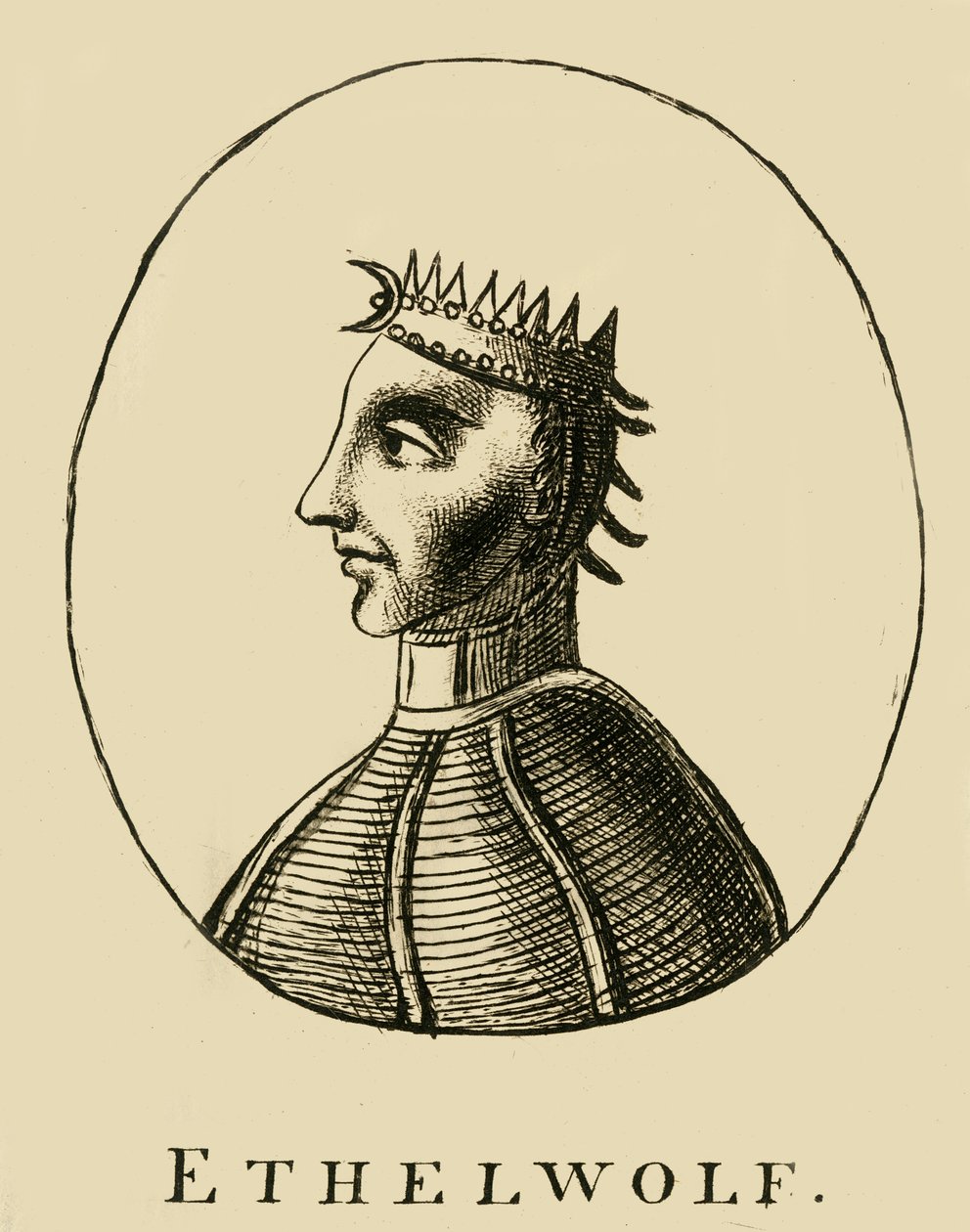 Ethelwolf, 18. yüzyıl. by Unbekannt