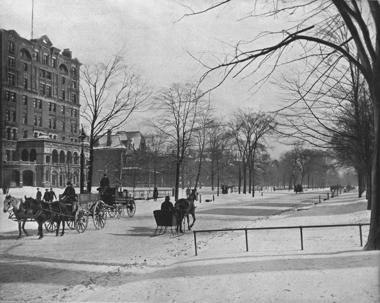 Euclid Caddesi, Cleveland, Ohio, ABD, c1900. by Unbekannt