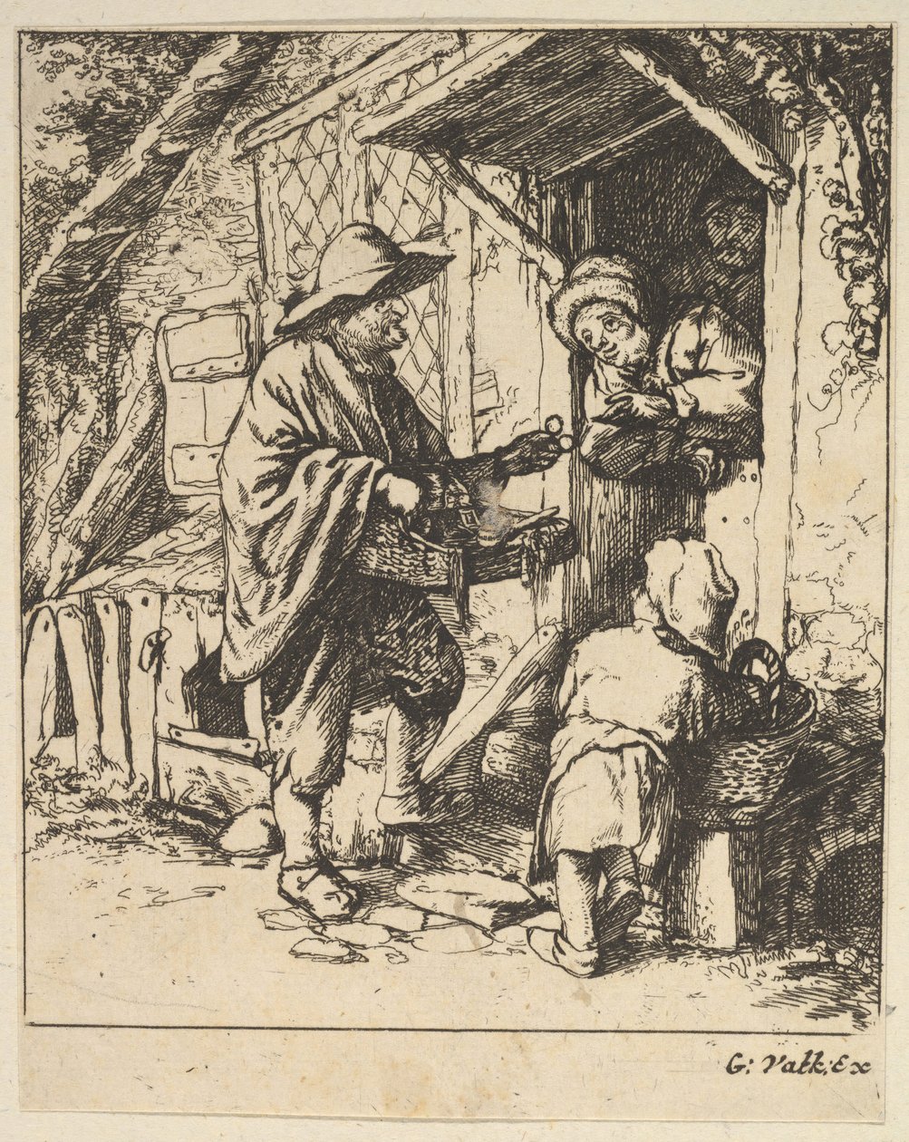 Gözlük Tüccarı, 1610-85. by Unbekannt
