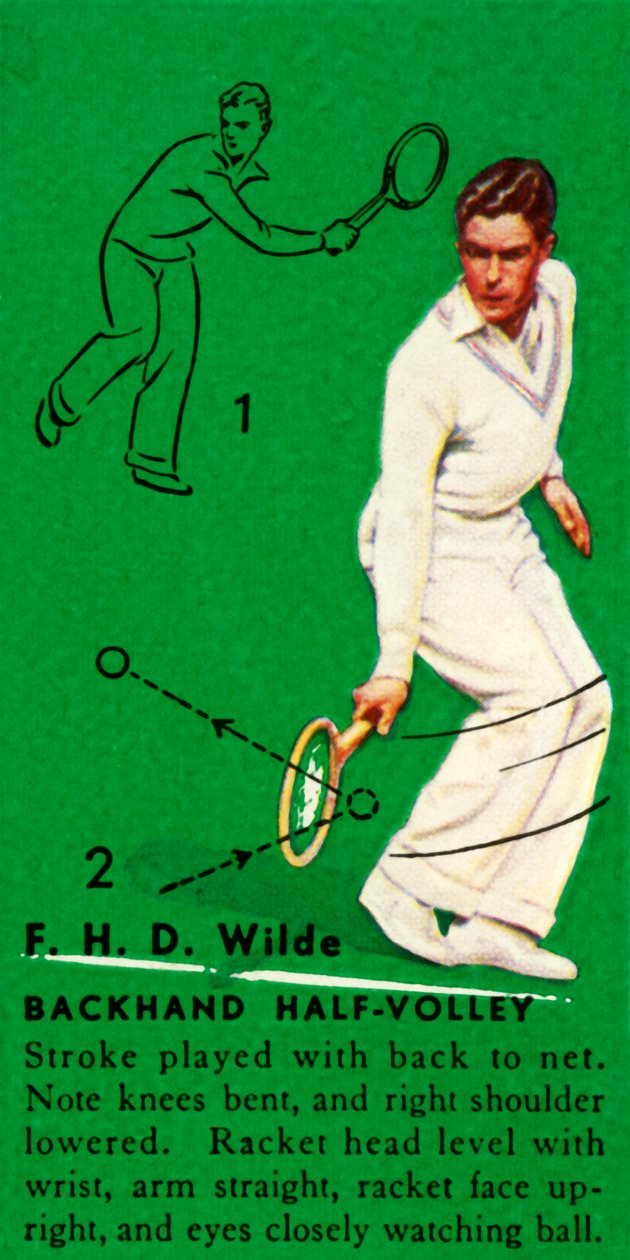 F.H.D. Wilde - Backhand Yarım Voleybolu, c1935. by Unbekannt