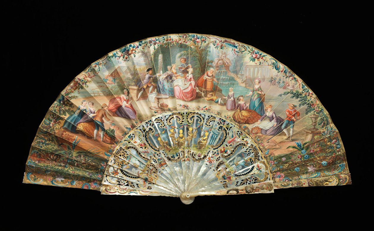 Fan, 1870-90. by Unbekannt