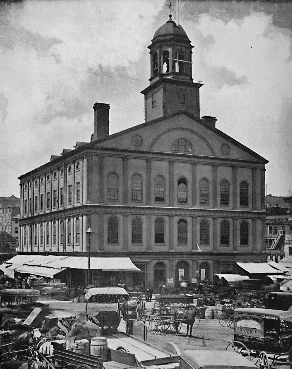 Faneuil Salonu, Boston, c1897. by Unbekannt
